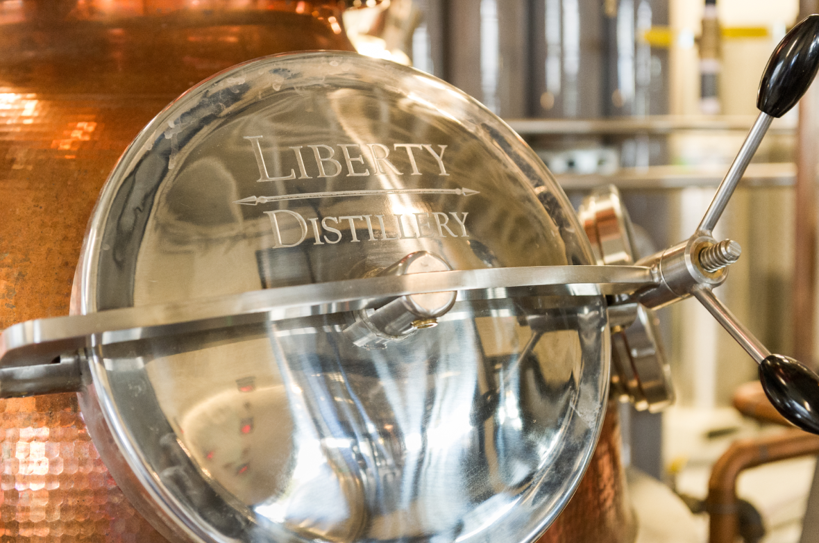 Copper Still Logo Liberty Distillery